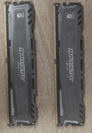 Pirkti Crucial Ballistix Tactical 8 GB 2 X 4 GB DDR4 2666 Silver PC