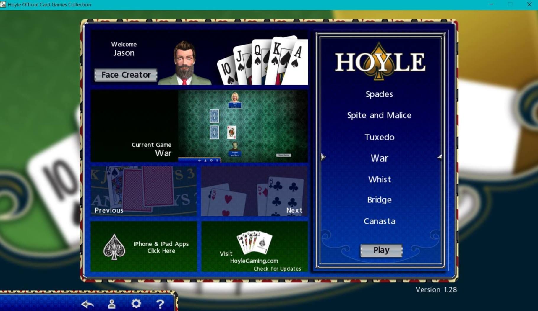 Hoyle Official Card Games Steam Key GLOBAL