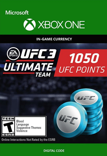 EA SPORTS UFC 3 - 1050 UFC POINTS Xbox Live Key GLOBAL