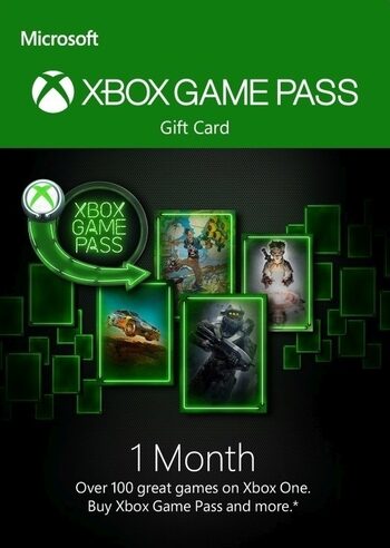 xbox live gift card 1 month