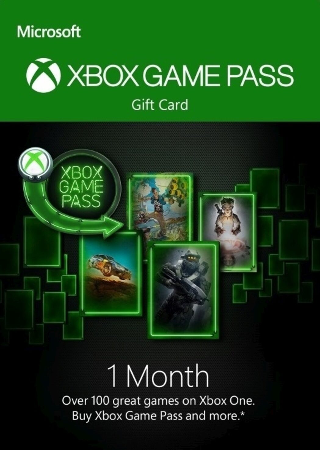 Xbox One Game Pass 1 Ano