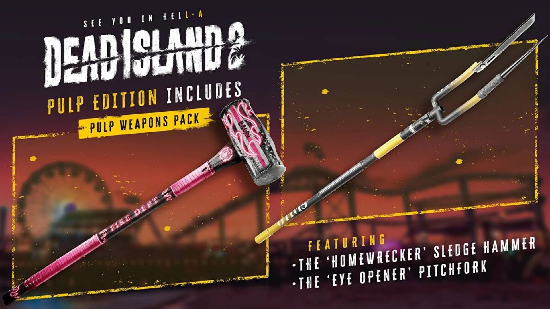 Dead Island 2 - Golden Weapons Pack, PC Epic Games Downloadable Content