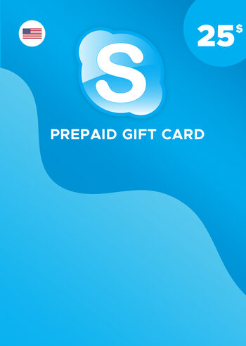 Skype Prepaid Gift Card 25 USD Key UNITED STATES