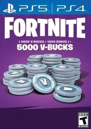 Fortnite - 5.000 V-Bucks PS4 e PS5 - Código Digital - PentaKill Store -  PentaKill Store - Gift Card e Games