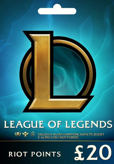 E-shop League of Legends Gift Card £20 - Riot Key EU WEST Server Only