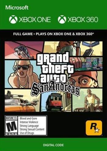 Jogo Gta Grand Theft Auto San Andreas Xbox 360 Xbox One em