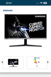 Monitor Gaming Samsung C27RG50FQU 240hz 27"G-Sync