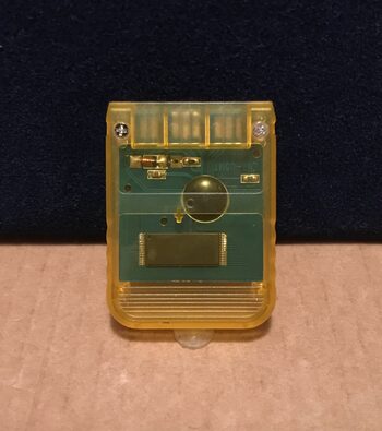 Memory card compatible PSX 1Mb naranja translucida Play Station 1 one SONY