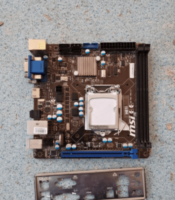 MSI H81I Intel H81 Mini ITX DDR3 LGA1150 1 x PCI-E x16 Slots Motherboard