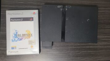 PS2 Slim + Final Fantasy X + Mando + Memory Card