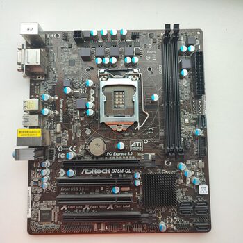 Pirkti ASRock B75M-GL Intel B75 Micro ATX DDR3 LGA1155 2 x PCI-E x16 ...