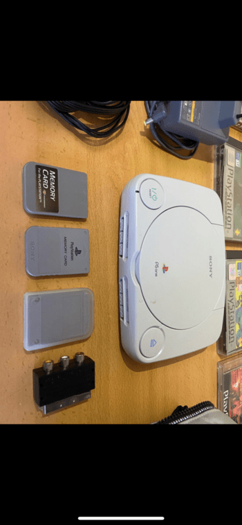 Pack PS One Complète – Boîte, 2 Manettes, Jeu Test Drive 4 – Sony PlayStation 1