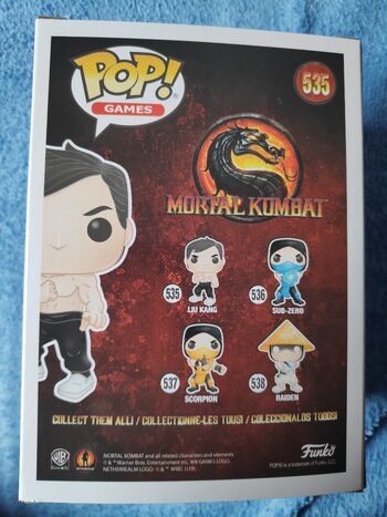 Get figura Funko Pop Liu Kang Mortal Kombat nuevo