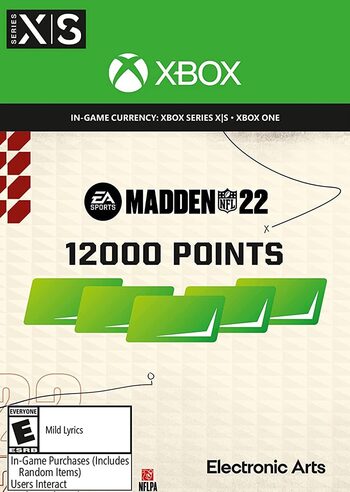 MADDEN NFL 22 - 12000 Madden Points XBOX LIVE Key UNITED STATES