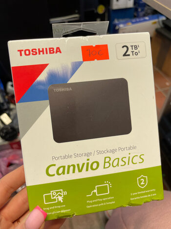Toshiba Canvio Basics 2TB išorinis kietasis diskas