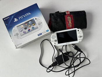 PS Vita Slim baltas su originalia dėže ir Limited Ed. SF dėklu