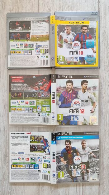 Pack 3 juegos FIFA ps3 completos