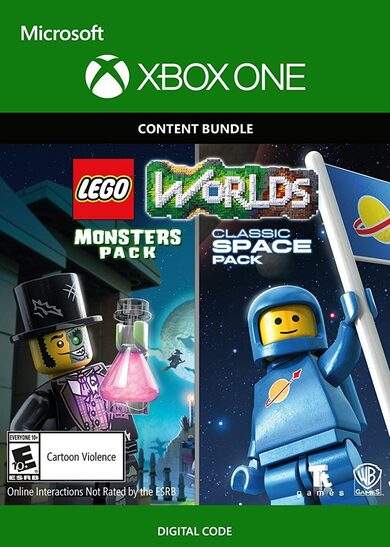 E-shop LEGO Worlds Classic Space Pack and Monsters Pack Bundle (DLC) XBOX LIVE Key EUROPE