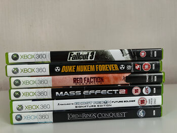 Xbox 360 žaidimų rinkinys (tvarkingi su knygutėmis) 
