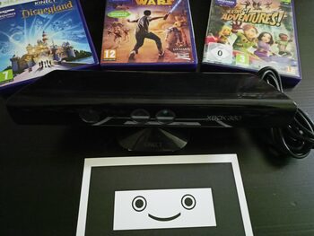 KINECT XBOX 360 + 3 JUEGOS - EN GARANTÍA 
