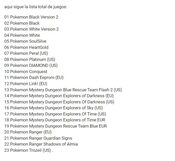 Cartucho Pokemon 23 games in 1 nintendo DS / 3DS for sale