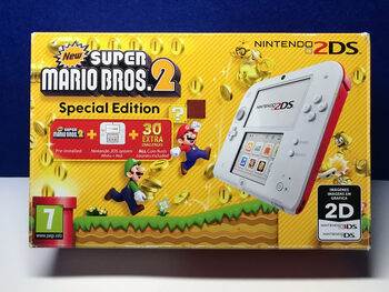 Caja Nintendo 2DS edición New Super Mario Bros 2 (sin bandeja)