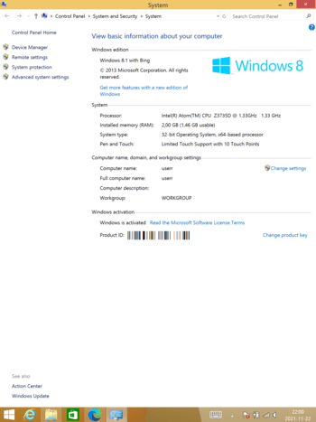 Onda V975W Intel Z3735D Quad Core 9.7 Inch Windows 8.1 Tablet 