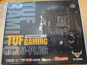 Asus TUF GAMING B550-PLUS AMD B550 ATX DDR4 AM4 2 x PCI-E x16 Slots Motherboard