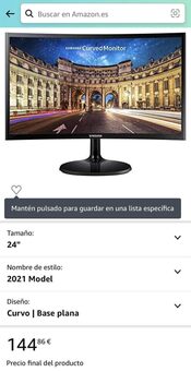 Monitor Samsung Curve 24" F390 Con Garantía APROVECHAR for sale