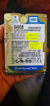 640GB HDD 5400RPM SATA3 2,5" 