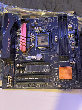 Pirkti ASRock Z170 Extreme7+ Intel Z170 ATX DDR4 LGA1151 4 x PCI-E x16  Slots Motherboard | ENEBA