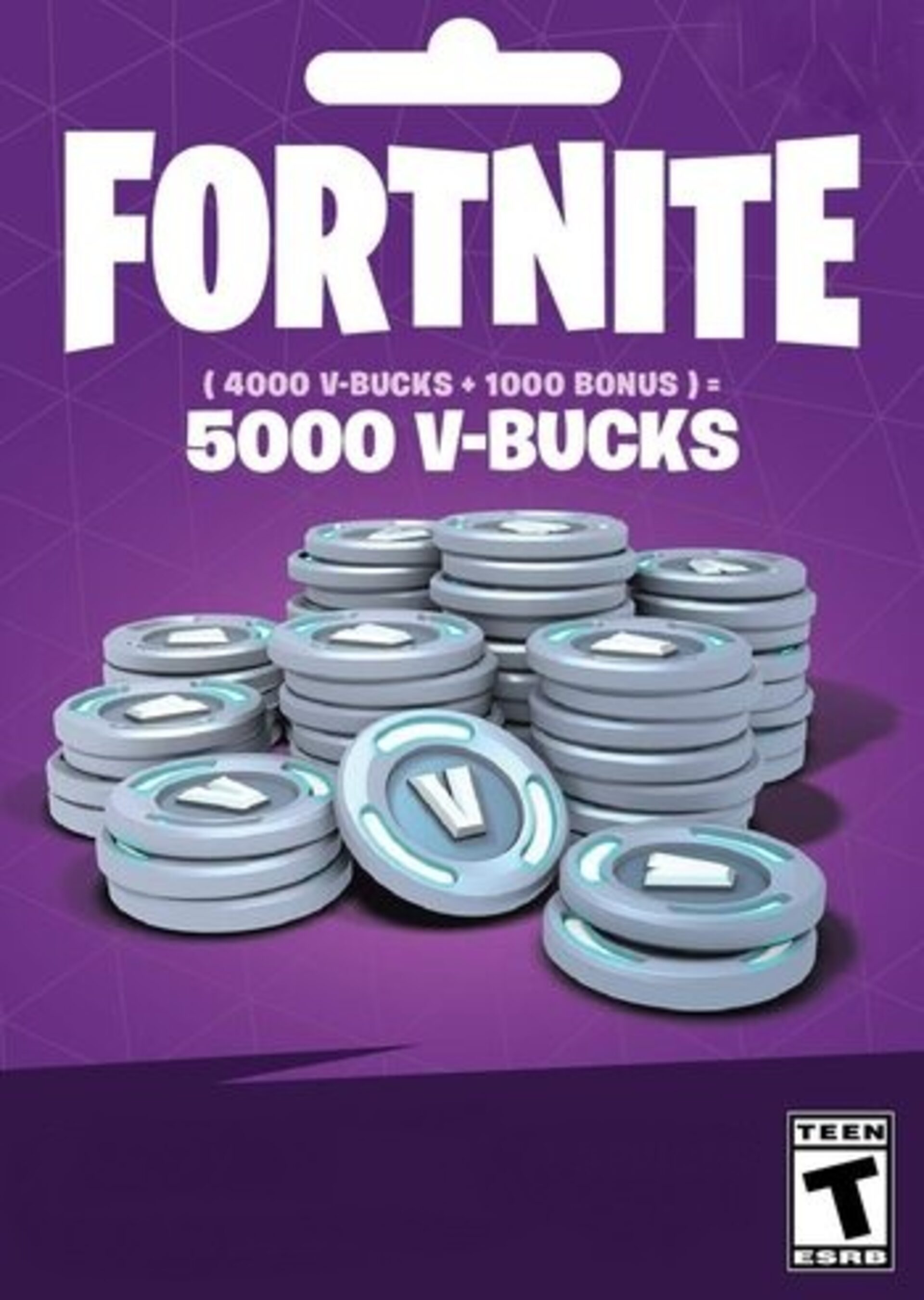 Fortnite 5000 V-Bucks gift card Epic Games key cheap