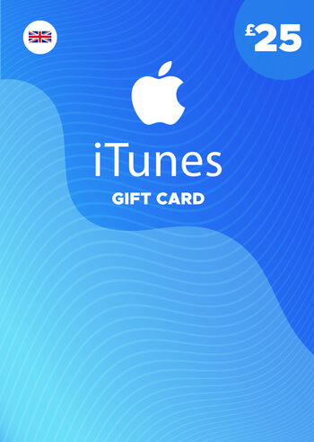 Apple iTunes Gift Card 25 GBP iTunes Klucz UNITED KINGDOM