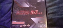 ASRock A320M-DVS R4.0 AMD A320 Micro ATX DDR4 AM4 1 x PCI-E x16 Slots Motherboard