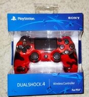Control PS4 Camuflado Rojo