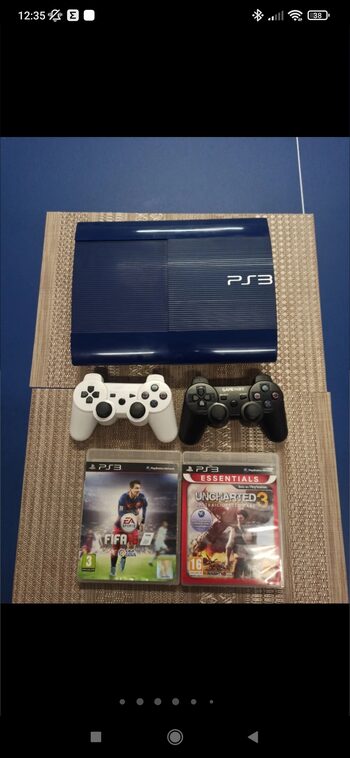 blue playstation 3 slim