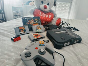 Nintendo 64 + pak expansión + 3 juegos 