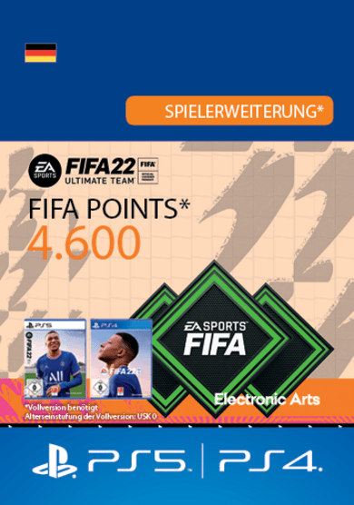 

FIFA 22 - 4600 FUT Points (PS4/PS5) PSN Key GERMANY