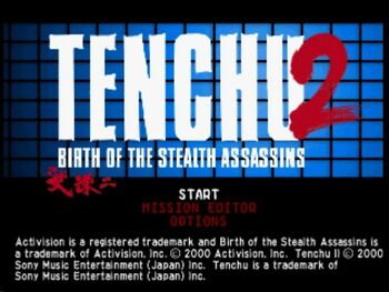 Tenchu 2: Birth of the Stealth Assassins PlayStation