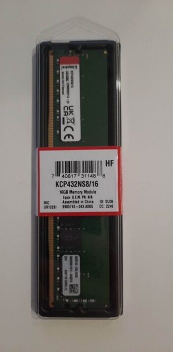 Pirkti KCP432NS8/16 KINGSTON 16GB DDR4 3200MHz | ENEBA