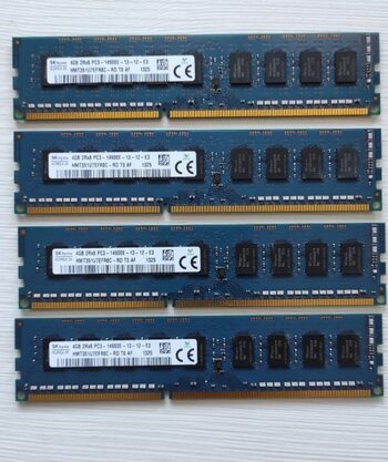 4x4Gb 16 RAM DDR3 ¡CON ECC!