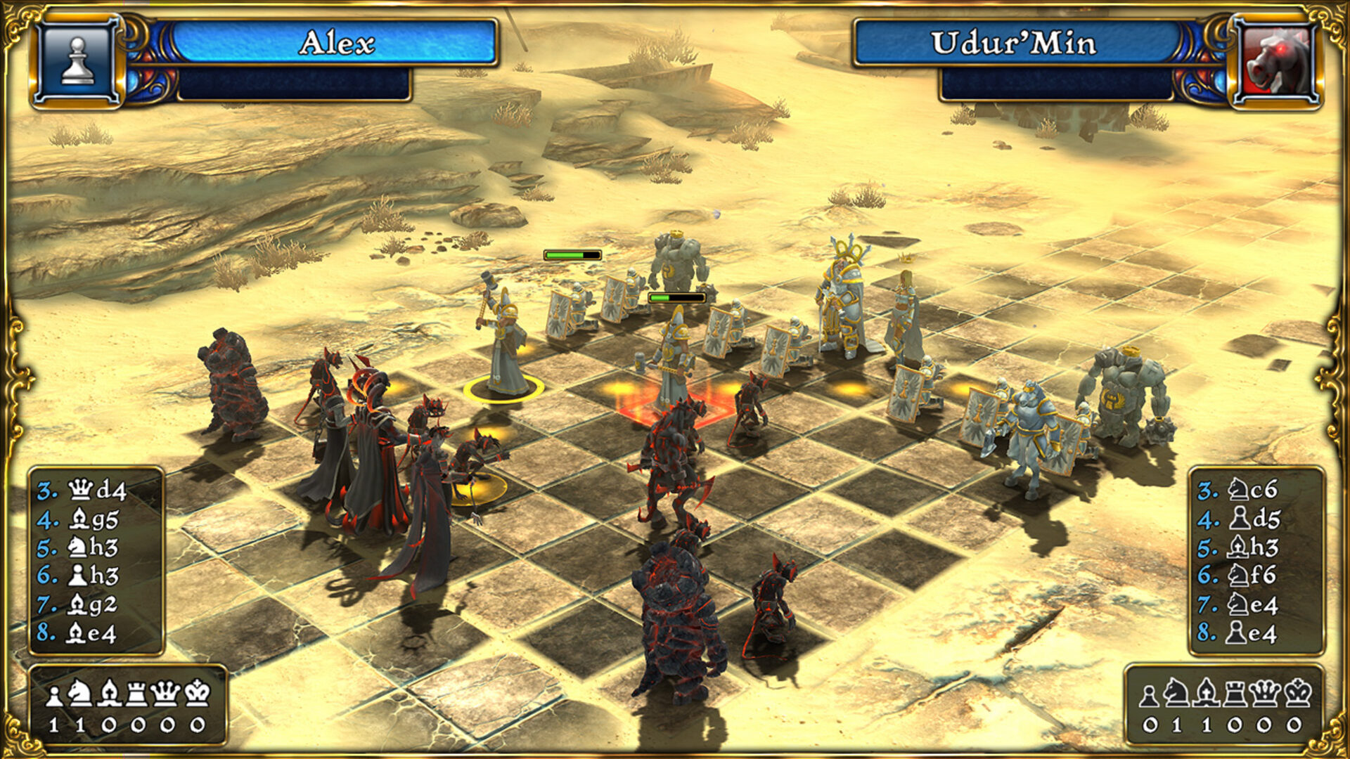 Video Game Battle Vs Chess HD Wallpaper