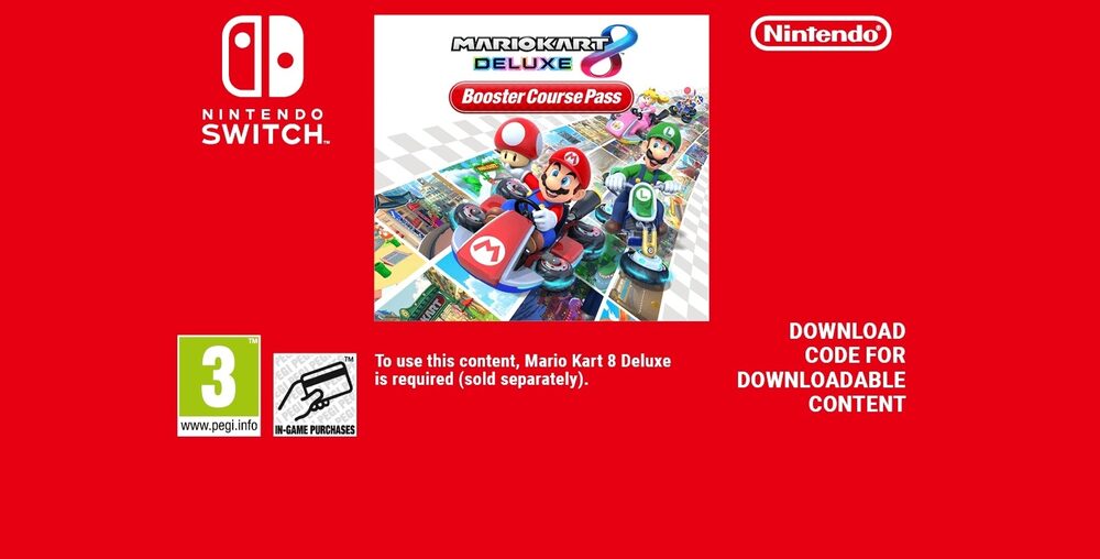 Mario Kart 8 Deluxe - Booster Course Pass (DLC) (Nintendo Switch) eShop Key EUROPE