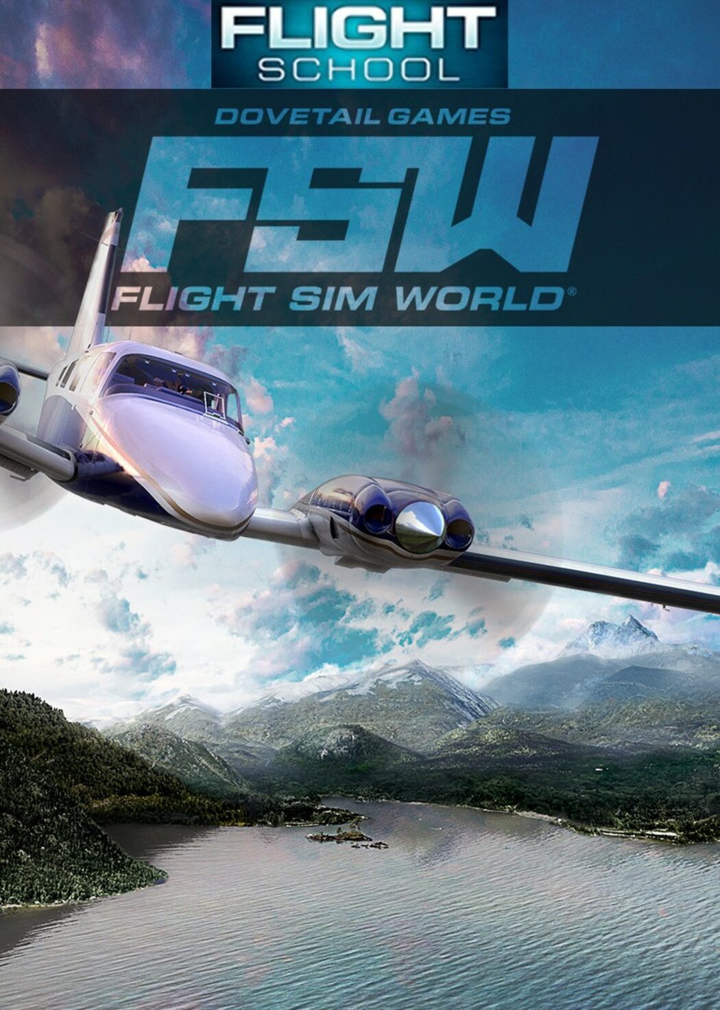 Buy Dovetail Games Flight School + Flight Sim World PC Steam Key.