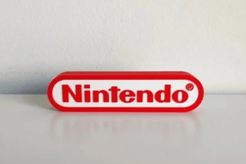 Logo Nintendo impresión 3D