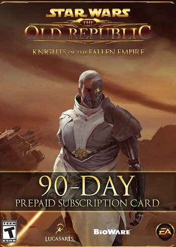 Star Wars: The Old Republic - 90 Day Pre-paid Time Card Key GLOBAL
