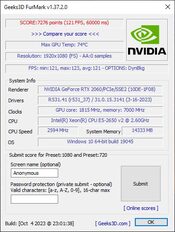 MSI GeForce RTX 2060 6 GB 1365-1710 Mhz PCIe x16 GPU