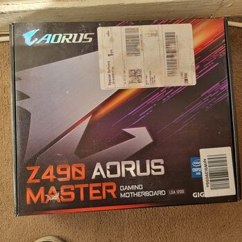 Gigabyte Z490 AORUS MASTER Intel Z490 ATX DDR4 LGA1200 3 x PCI-E x16 Slots Motherboard