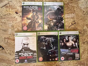 Gears of war, darkness, smackdown, lost planet2, double agent
