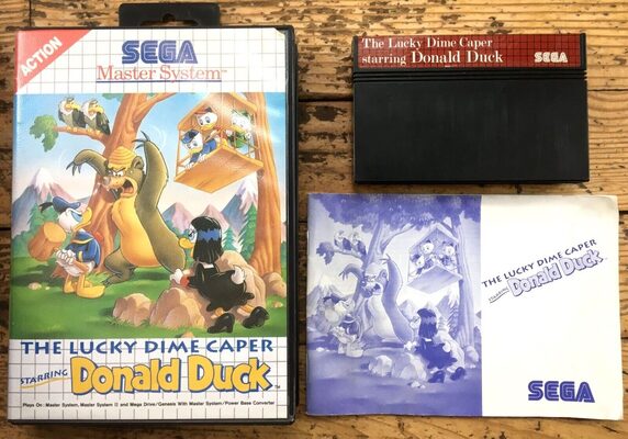 The Lucky Dime Caper Starring Donald Duck SEGA Master System